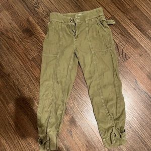 Anthropology size 4 olive green, trouser pants